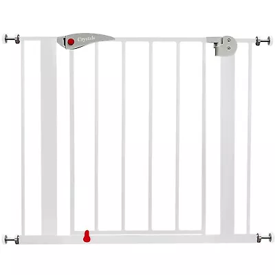 Home Baby Safety Gate Pet Dog Barrier Stair Doorway Safe Secure Guard 70x76cm • £21.85