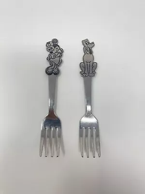 Vintage Walt Disney Prod. Minnie Mouse & Pluto Spoon By Bonny Japan Stainless • $27.10