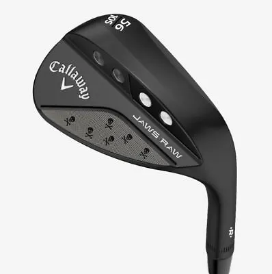 New 2022 RH Callaway Jaws Raw Wedge - Black - Custom Stamping • $204.99