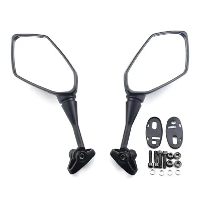 Left & Right Rearview Mirrors For Kawasaki Ninja 250R EX250 2008-2012 Carbon • $25.85