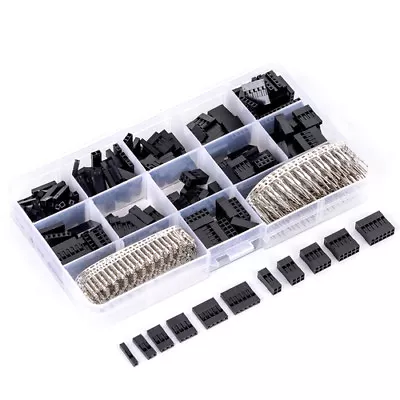 $9.35 • Buy 620X Dupont Crimp Pin Connector Wire Jumper Pin Header M/F Crimp Pins Kit Tool