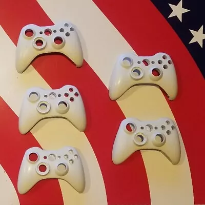 5 Genuine Microsoft Xbox 360 Controller White Front Face Plate Shell Housing X5 • $24.99