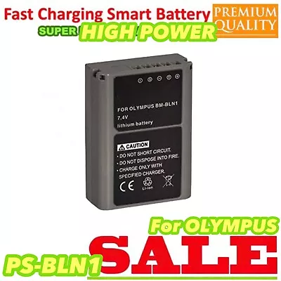 Battery For Olympus BLN-1 OM-D E-M1 E-M5 Mark 1 2 I II PEN-F PEN E-P5 HLD-6 2.1A • $18.11