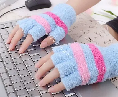 $7.98 • Buy USB Heating Gloves Gloves Stretchy Gloves Laptop Computer Partner Hand Warmer