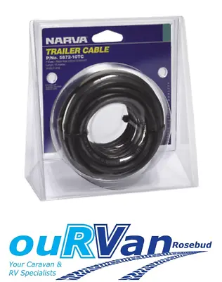$40 • Buy NARVA 5872-10TC 7 CORE TRAILER CABLE 5AMP 2.5MM X 10M CARAVAN CAMPER