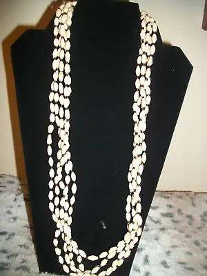 Beautiful Vintage African Style Tribal Beaded Necklace 28 Inches Long • $20