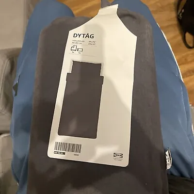 IKEA DYTÅG DUVET COVER & 2 PILLOWCASES 100% LINEN Single 150*200 Cm • £40