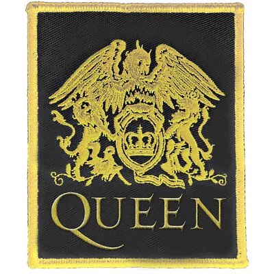 £3.89 • Buy Officially Licensed Queen Crest Logo Iron On Patch- Music Rock Patches M032