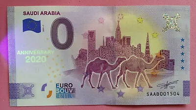 £4.51 • Buy 0 Euro Note Saudi Arabia ANNIVERSARY 2021-1