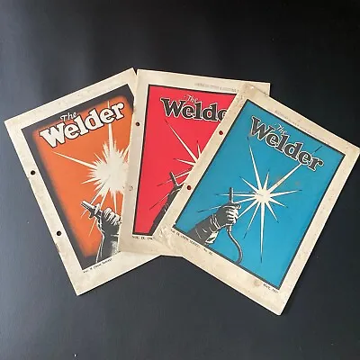 3x COPIES VINTAGE 1937 THE WELDER MAGAZINE ELECTRIC ARC OXY-ACETYLENE WELDING  • $32.62