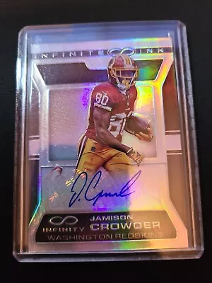 $7.99 • Buy 2016 Panini Infinity Infinite Ink /388 Jamison Crowder #II-JC Auto Redskins