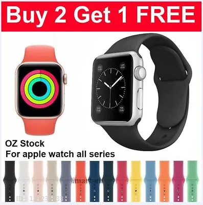 For Apple Watch IWatch Band Strap Series 9 8 7 6 5 4 3 2 38/40/41/42/44/45/49mm • $4.95