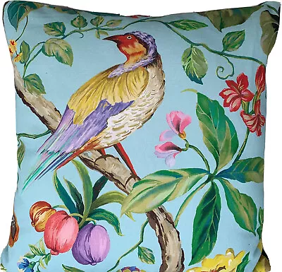 Birds Branches Floral Printed Cushion Cover Botanical Tropical Pattern 16-24” • £22.99