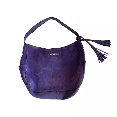 Michael Kors Purple Suede Hobo Bag • $65