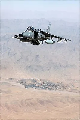 Poster Many Sizes; A U.S. Marine Corps Av 8B Harrier Aircraft Assigned To Marin • $160.11