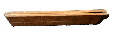 £29.99 • Buy John Rabone&sons Birmingham Vintage Wooden Fold Up Measurements Ruler