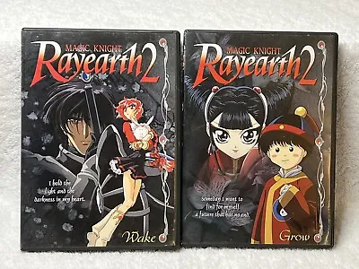 Rayearth 2 Magic Kingdom DVDs Lot/2 Wake & Grow Anime Adventure Fantasy • $15.99