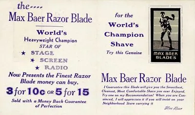 Max Baer Brochure - Miscellaneous • $75
