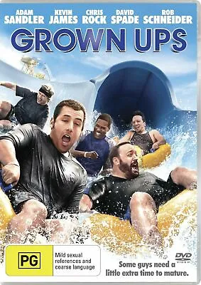 Grown Ups DVD Adam Sandler - COMEDY - Funny Movie Chris Rock - Region 4 • $16.95