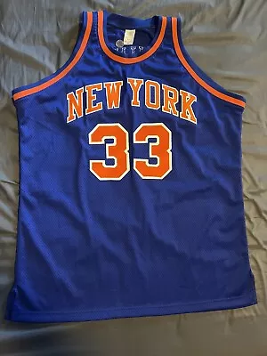 100% Authentic Patrick Ewing New York Knicks Mitchell Ness Jersey 52 2XL Rare • $150