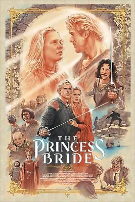 1987 The Princess Bride Movie Poster Living Room Poster Unframed 24  X 36  • $27.49