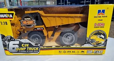 CH Dump Truck 1540 Hui Na Toys Huina Die-Cast Boxed 1:18 Scale RC Radio Control • £49.99