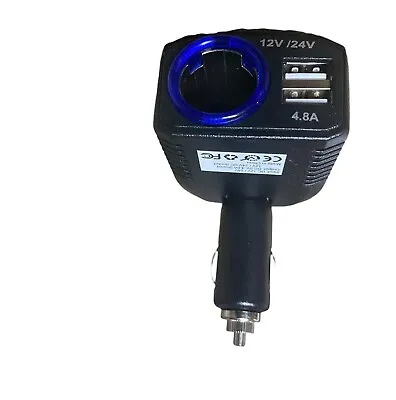 Rockland Double USB Car Phone Or Tablet Charger With DC Socket • £5.99