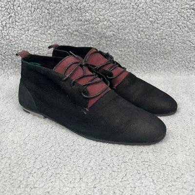 $24.99 • Buy Zara Man Chukka Shoes Mens 8 Black Suede Casual Dress Ankle Boot Mid Top Work