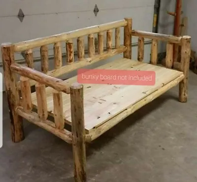 $799 • Buy Rustic Log Daybed! Log Furniture! Rustic Decor! Cabin Or Home Day Bed