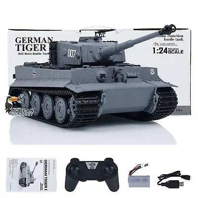 1/24 RC Battle Tank Taigen Tiger I Remote Control Infrared Combat Military Tanks • $71.80