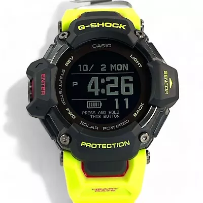 Casio G-SHOCK G-SQUAD GBD-H2000-1A9JR Solar Heart Rate Monitor GPS • $412.82