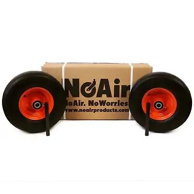 NoAir® (2) Bad Boy Flat Free Wheel Assemblies 13x6.50-6 022-1050-00 • $259.99
