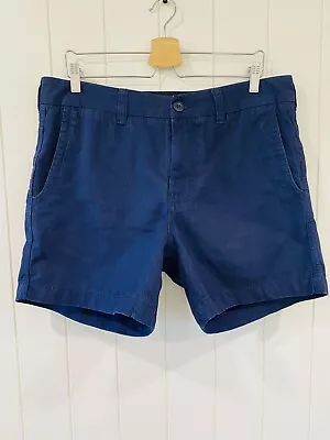 FXD Size W34 Blue Regular Fit Work Shorts Tradie 100% Cotton Pockets • $30