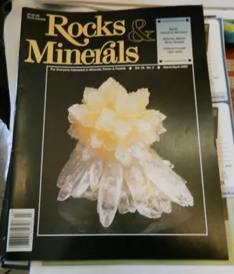 Rocks & Minerals Magazine Mar/apr 2003 Barite Montana Millerite Nevada Frondel • $7.99