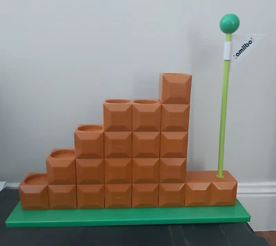 $85 • Buy Nintendo Amiibo Super Mario Bros Display Stand *missing 1 Block*