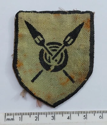 £24 • Buy Vintage 82nd West African Division  Printed Cloth Formation Sign.