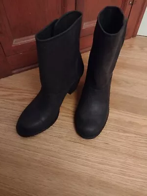 WOMENS SBICCA VINTAGE COLLECTION MID-CALF BOOTS BLACK Size 7.5  • $22