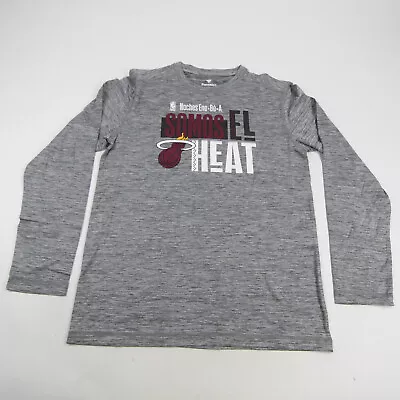 Miami Heat Fanatics Long Sleeve Shirt Men's Gray/Heather New • $26.99