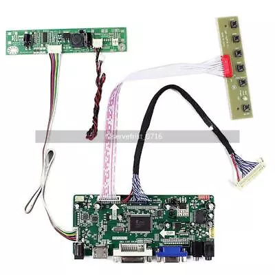 Controller Board For 1280×1024 MV190E0M-N10 LVDS LCD Screen  Matrix HDMI+DVI+VGA • $22.96