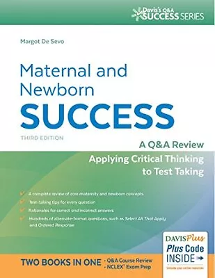 Maternal And Newborn Success (Davis... Margot R. De Se • $11.99