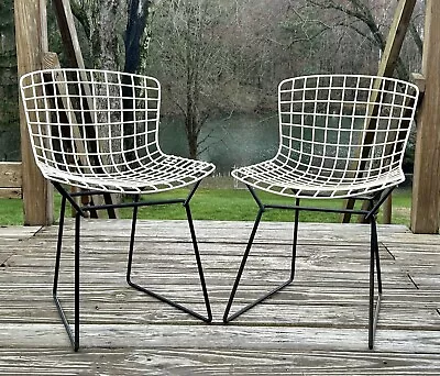 2 VTG MCM 1950S CHILDREN'S WIRE CHAIRS BY HARRY BERTOIA FOR KNOLL Akron Library • $399.99
