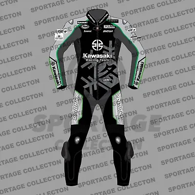 Jonathan Rea Winter Kawasaki Motorcycle/Motorbike Biker's Racing Leather Suit • $299.99