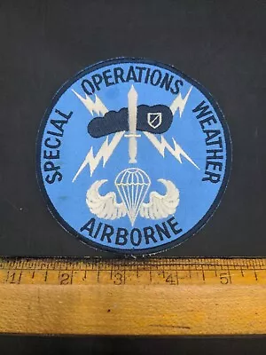Post Vietnam US Army Special Operations Weather Airborne Squadron Size Patch • $9.99