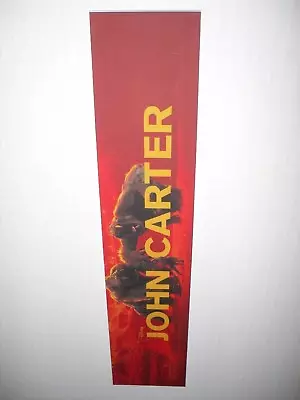 John Carter Vg 2.5x11.5 Inch Original Movie Mylar • $12.30