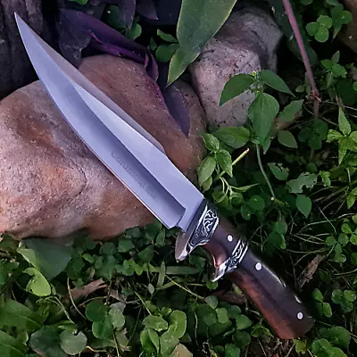 COLUMBIA Hunting Knife Large Fixed Blade Survival Bowie Camping Pocket Knife NEW • $53.99