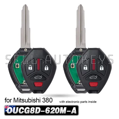 $59.95 • Buy 2x For Mitsubishi 380 2005 2006 2007 2008 Complete Remote Key Fob OUCG8D-620M-A