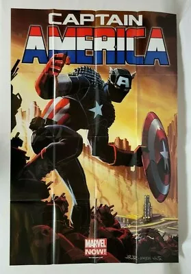 NOS Marvel Comics 2012 Marvel Now Captain America Promo Poster 36×24  • $8.95