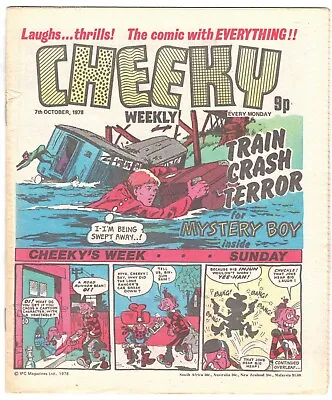 Cheeky Weekly Comic 7th October 1978 • £1.25