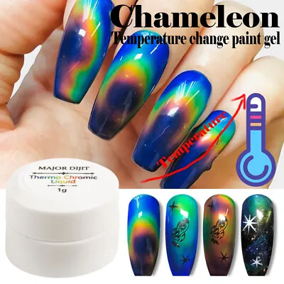 Thermochromic Liquid Crystal Mood Color-changin Gel Polish Nail Art UV 1g • $4.99