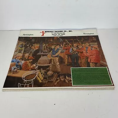 Vintage Remington 1986 Calendar Wildlife Scenes Bonanza Packing Co. Spokane Wa. • $12.54